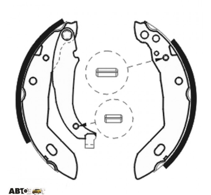 Тормозные колодки ABE C0P003ABE, цена: 696 грн.