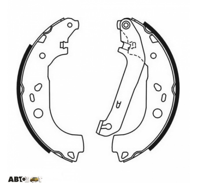 Тормозные колодки ABE C0G054ABE, цена: 1 181 грн.