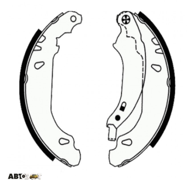 Тормозные колодки ABE C0R016ABE, цена: 887 грн.