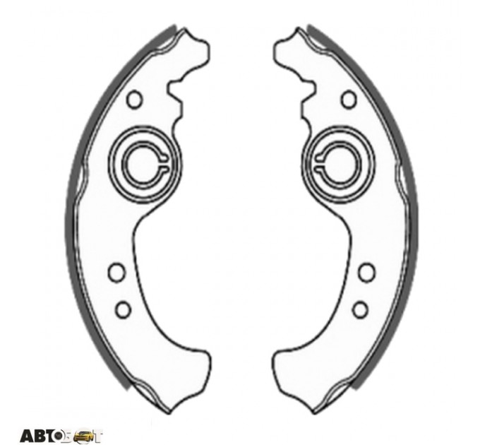 Тормозные колодки ABE C0F001ABE, цена: 590 грн.