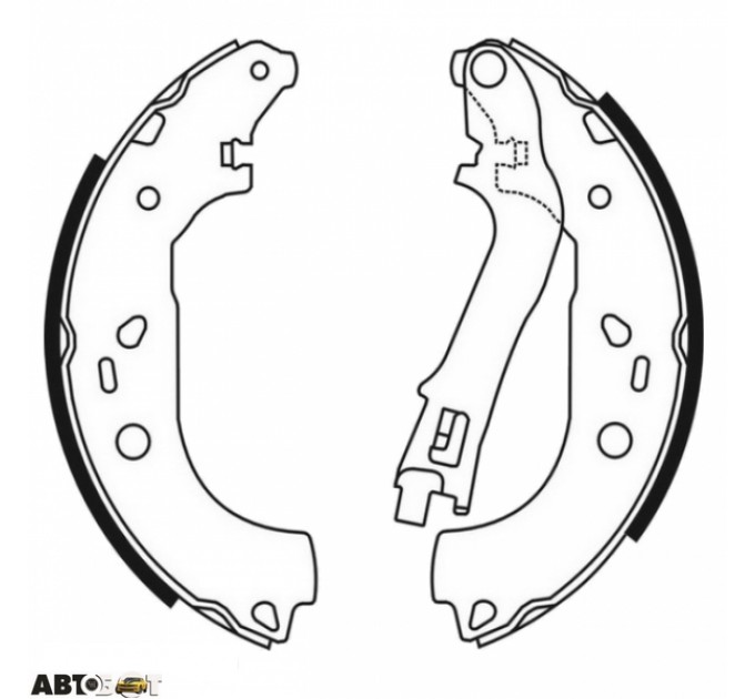 Тормозные колодки ABE C0F032ABE, цена: 1 127 грн.