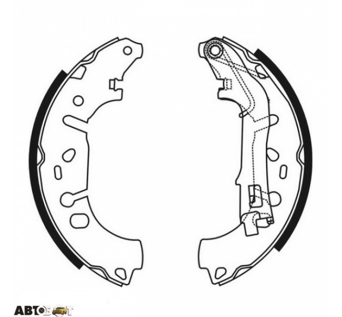 Тормозные колодки ABE C0F031ABE, цена: 1 143 грн.