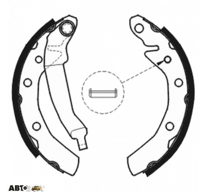 Тормозные колодки ABE C00007ABE, цена: 614 грн.