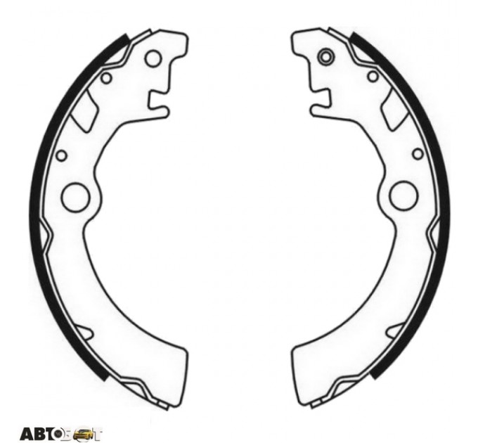 Тормозные колодки ABE C08003ABE, цена: 603 грн.