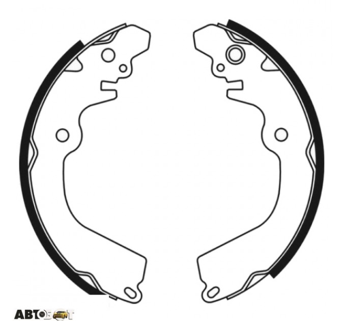 Гальмівні колодки ABE C05050ABE, ціна: 749 грн.