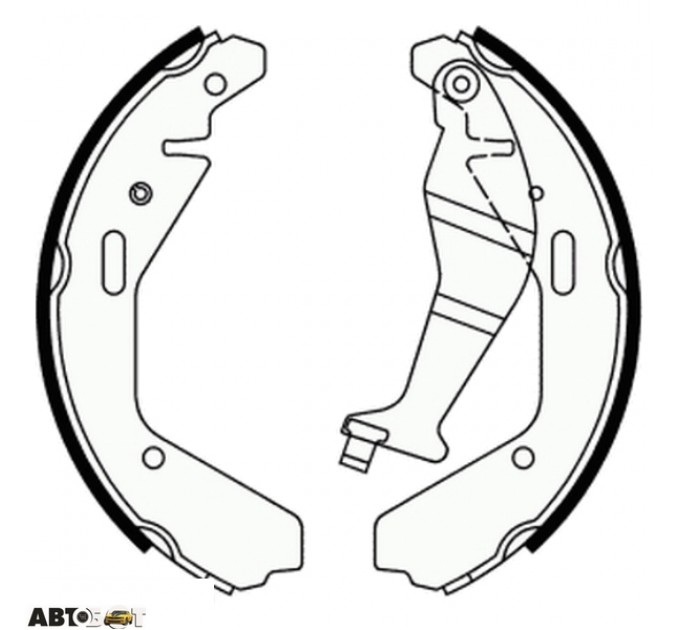 Гальмівні колодки ABE C0X018ABE, ціна: 779 грн.