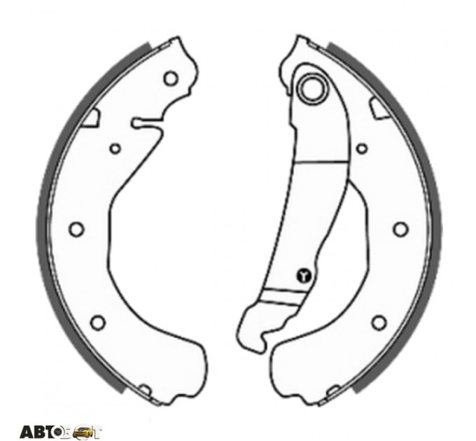 Тормозные колодки ABE C0X003ABE, цена: 851 грн.