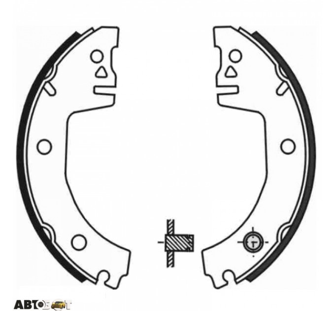 Тормозные колодки ABE C0S001ABE, цена: 680 грн.