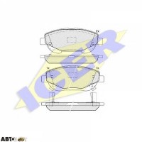 Гальмівні колодки ICER 182022