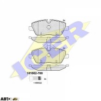 Тормозные колодки ICER 181662700