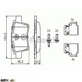 Тормозные колодки Bosch 0 986 494 622, цена: 3 053 грн.
