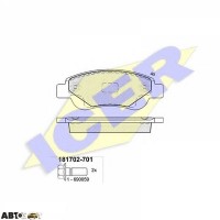 Гальмівні колодки ICER 181702701