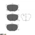 Тормозные колодки KAVO PARTS KBP-3007, цена: 1 134 грн.