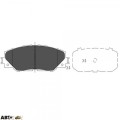 Тормозные колодки KAVO PARTS KBP-9026, цена: 1 832 грн.