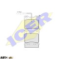 Тормозные колодки ICER 141241, цена: 1 360 грн.