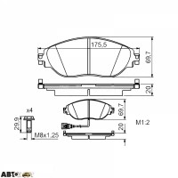 Тормозные колодки Bosch 0 986 494 704