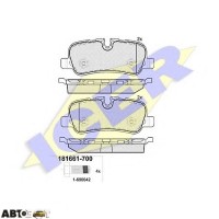 Тормозные колодки ICER 181661700