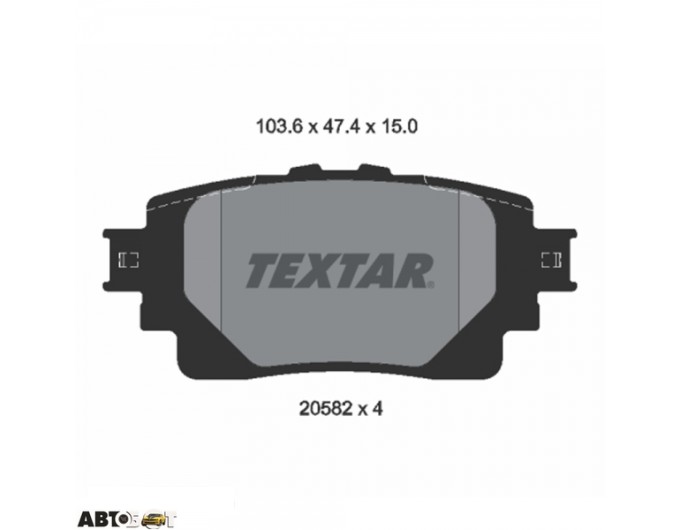 Гальмівні колодки Textar 2058201, ціна: 3 147 грн.