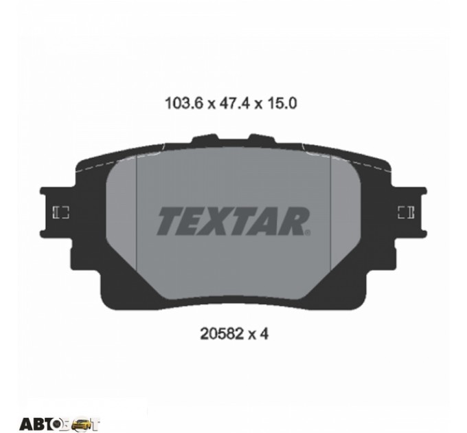 Гальмівні колодки Textar 2058201, ціна: 1 714 грн.