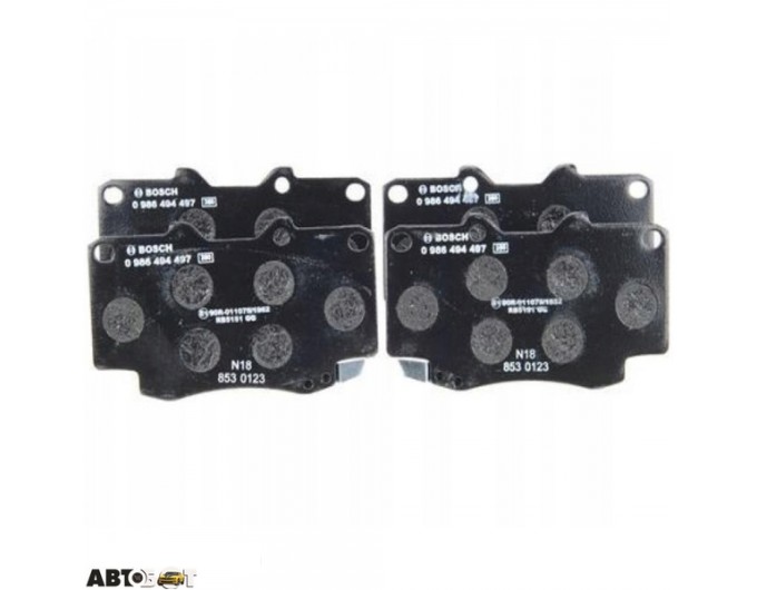 Тормозные колодки Bosch 0 986 494 497, цена: 1 733 грн.