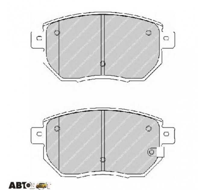 Гальмівні колодки FERODO FDB1786, ціна: 2 610 грн.