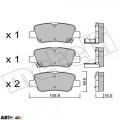 Тормозные колодки METELLI 22-0881-0, цена: 2 819 грн.