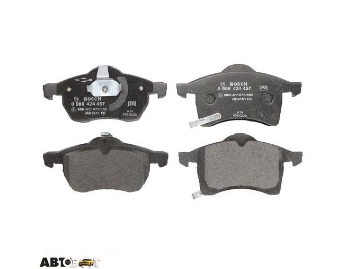 Тормозные колодки Bosch 0986424457, цена: 2 689 грн.
