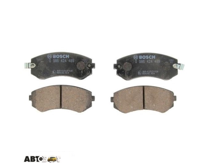 Тормозные колодки Bosch 0 986 424 489, цена: 1 676 грн.