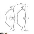 Тормозные колодки Bosch 0986424667, цена: 2 085 грн.