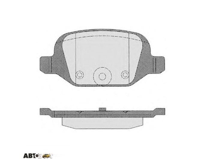 Тормозные колодки Bosch 0 986 424 756, цена: 1 599 грн.