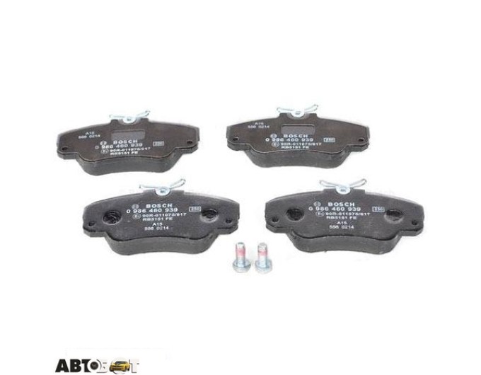 Тормозные колодки Bosch 0986460939, цена: 2 413 грн.