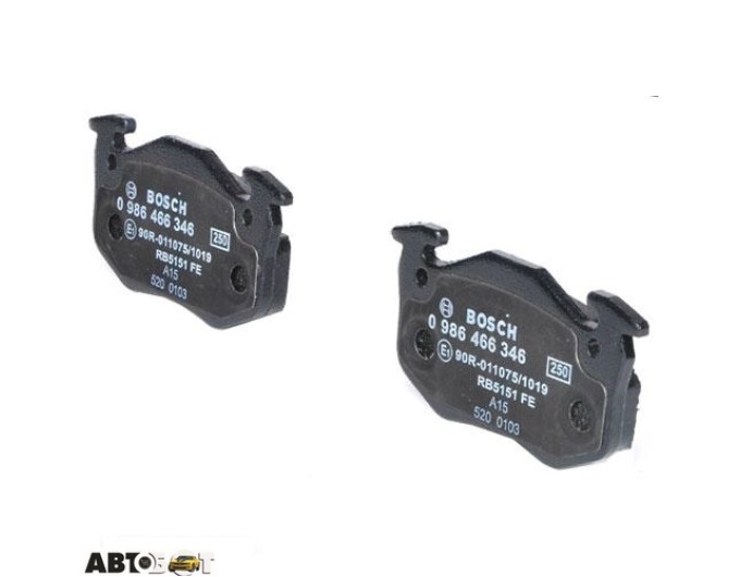 Тормозные колодки Bosch 0986466346, цена: 1 760 грн.
