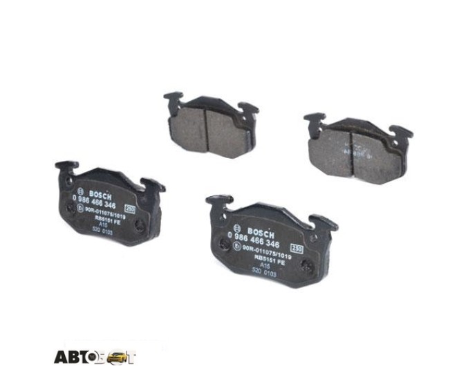Тормозные колодки Bosch 0986466346, цена: 1 760 грн.