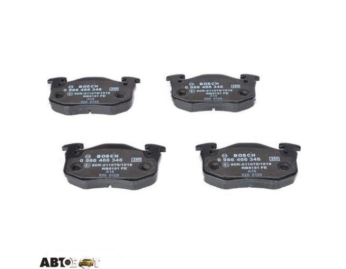 Тормозные колодки Bosch 0986466346, цена: 1 760 грн.