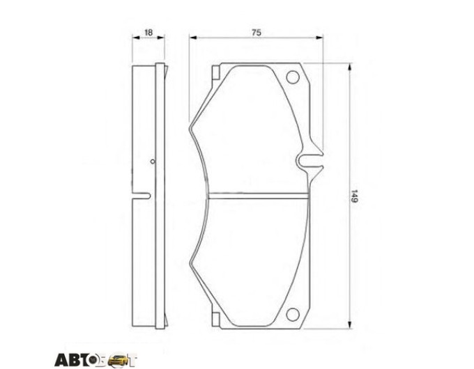 Тормозные колодки Bosch 0 986 467 841, цена: 1 851 грн.