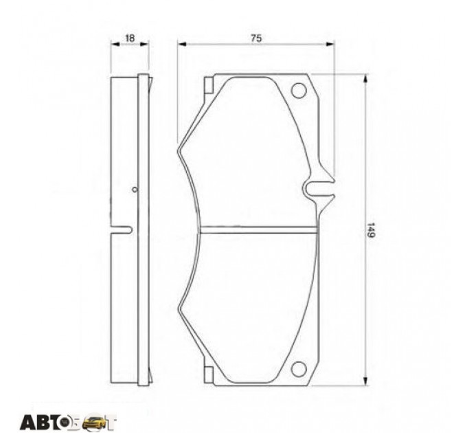 Гальмівні колодки Bosch 0 986 467 841, ціна: 1 008 грн.