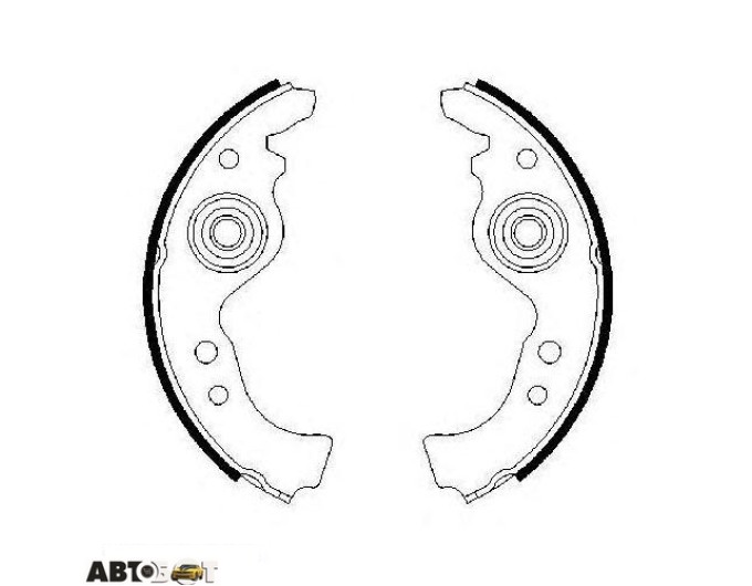 Тормозные колодки Bosch 0986487030, цена: 1 271 грн.