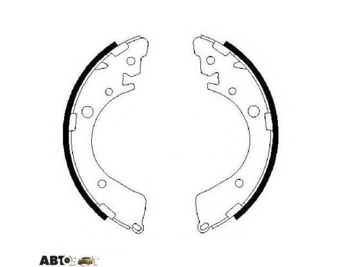 Тормозные колодки Bosch 0 986 487 323, цена: 1 568 грн.