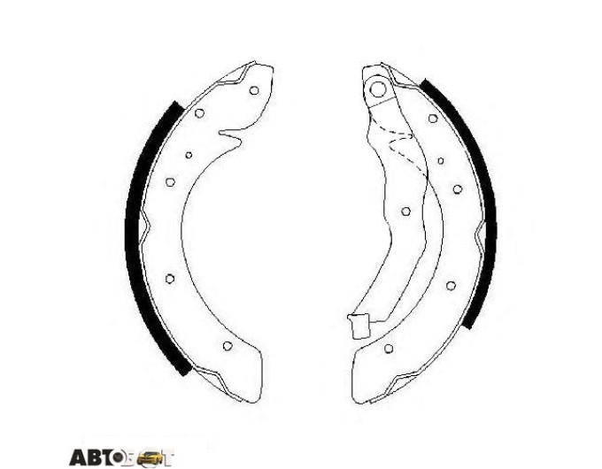 Тормозные колодки Bosch 0986487528, цена: 2 631 грн.