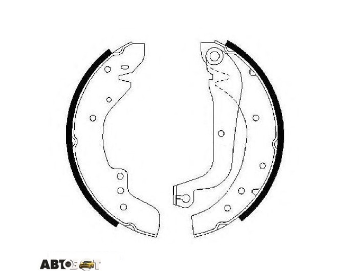 Тормозные колодки Bosch 0986487548, цена: 1 494 грн.
