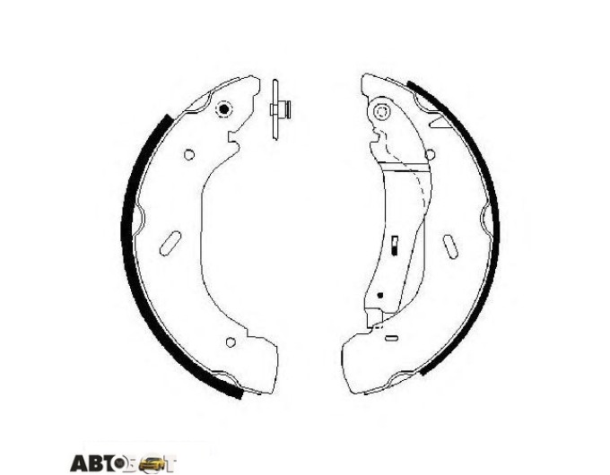 Тормозные колодки Bosch 0986487612, цена: 4 087 грн.