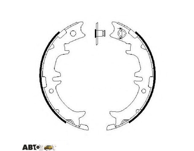 Тормозные колодки Bosch 0 986 487 615, цена: 2 274 грн.
