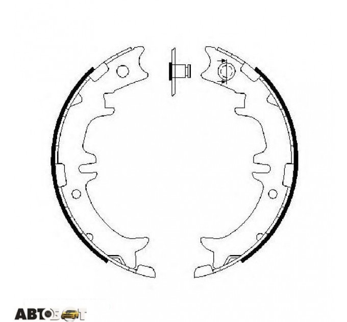 Тормозные колодки Bosch 0 986 487 615, цена: 1 238 грн.