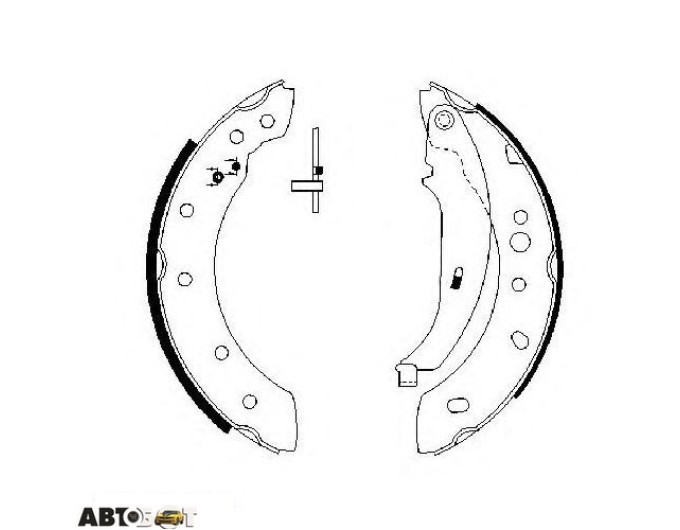Гальмівні колодки Bosch 0986487672, ціна: 14 925 грн.