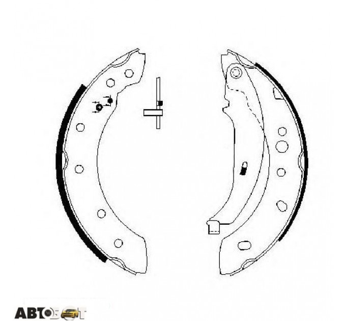 Гальмівні колодки Bosch 0986487672, ціна: 8 127 грн.