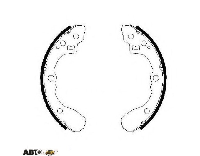 Гальмівні колодки Bosch 0986487687, ціна: 1 554 грн.