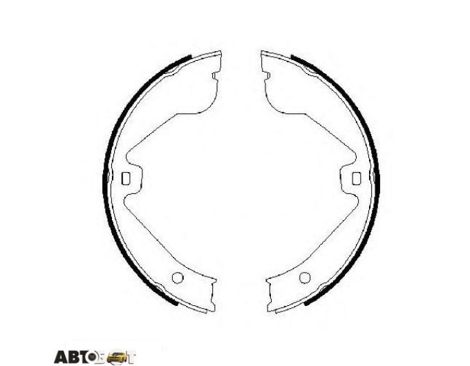 Тормозные колодки Bosch 0986487705, цена: 1 987 грн.