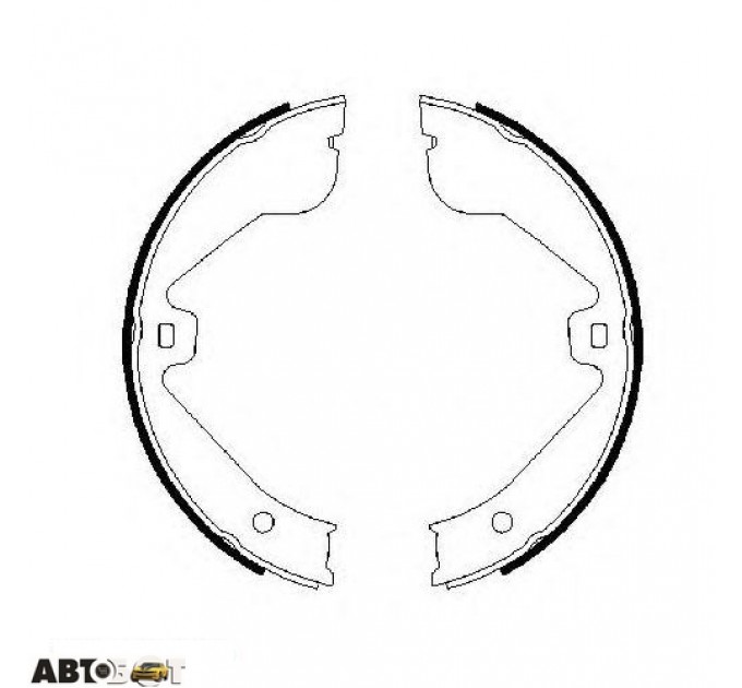 Тормозные колодки Bosch 0986487705, цена: 1 082 грн.