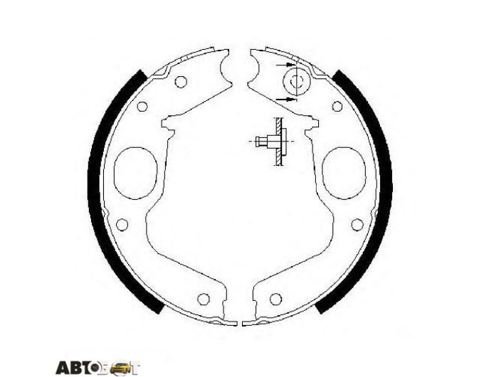 Тормозные колодки Bosch 0986487719, цена: 3 692 грн.