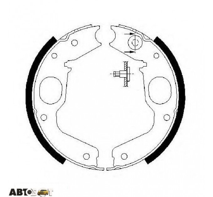 Гальмівні колодки Bosch 0986487719, ціна: 2 010 грн.